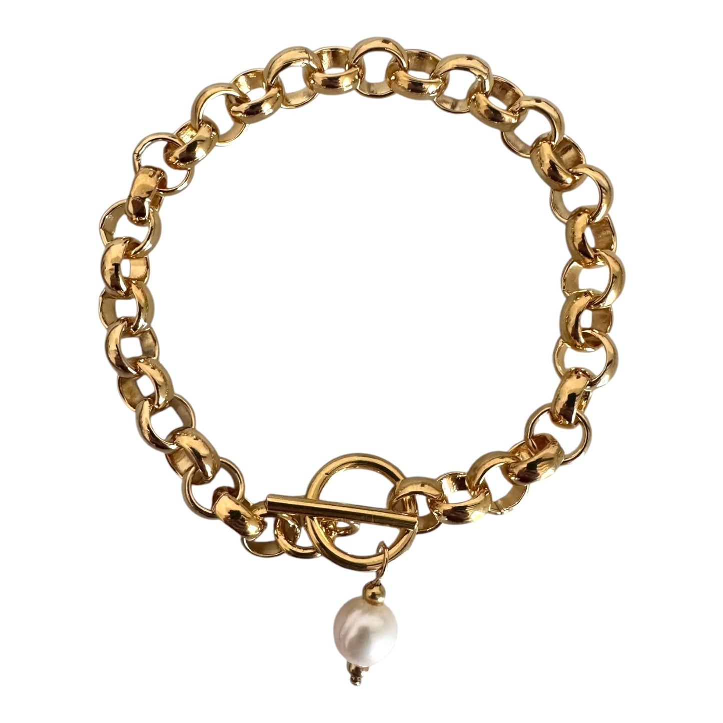 Pulso rolo T + perla