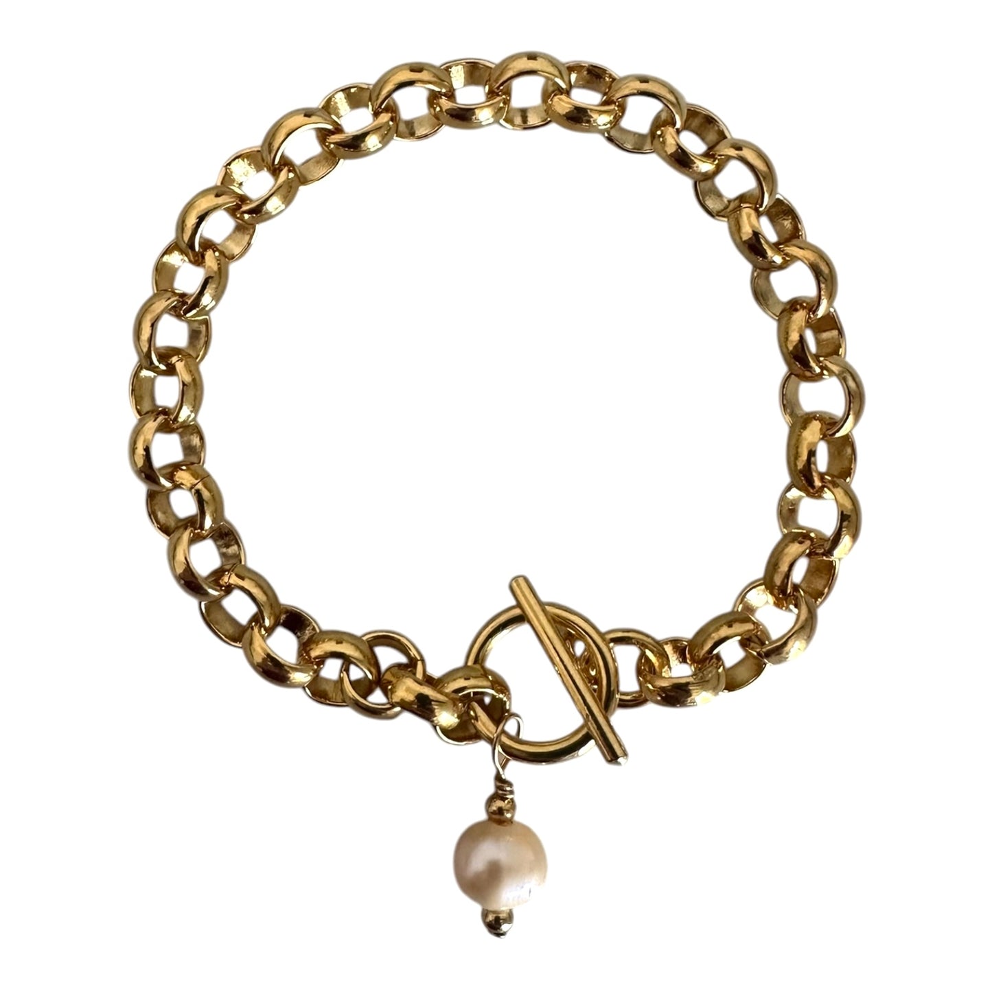 Pulso rolo T + perla