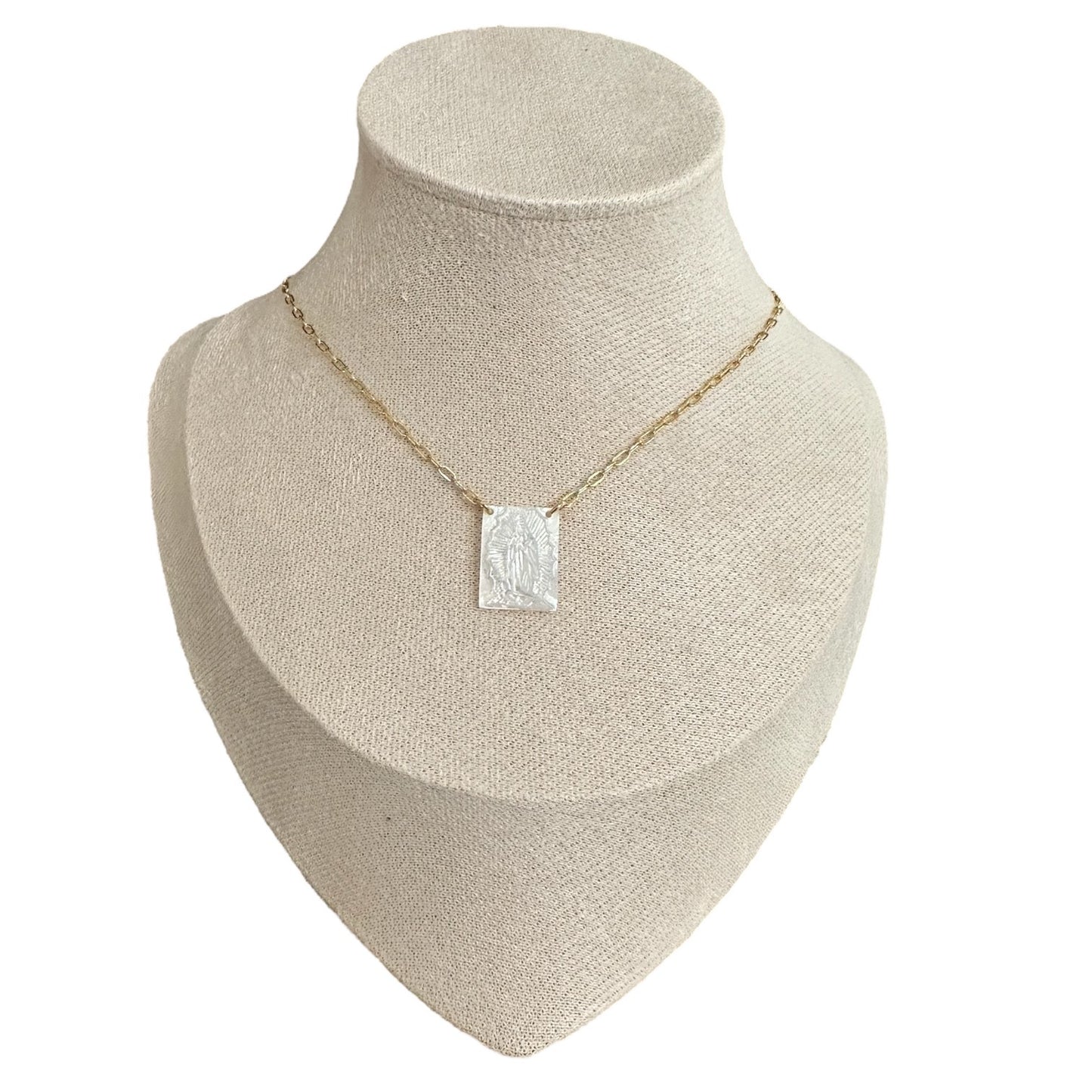 Collar escapulario Virgen de Guadalupe