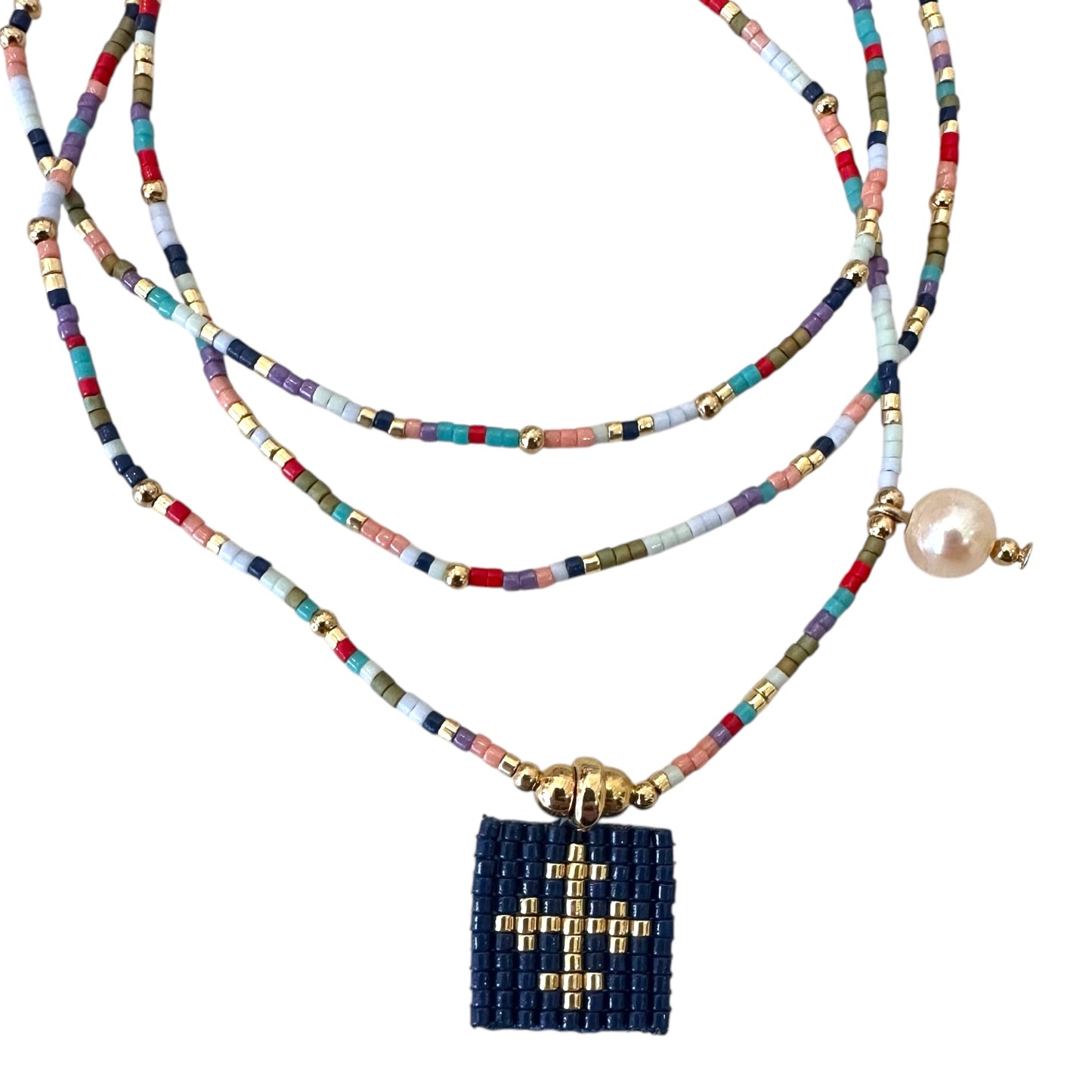 Collar cruz crosslet