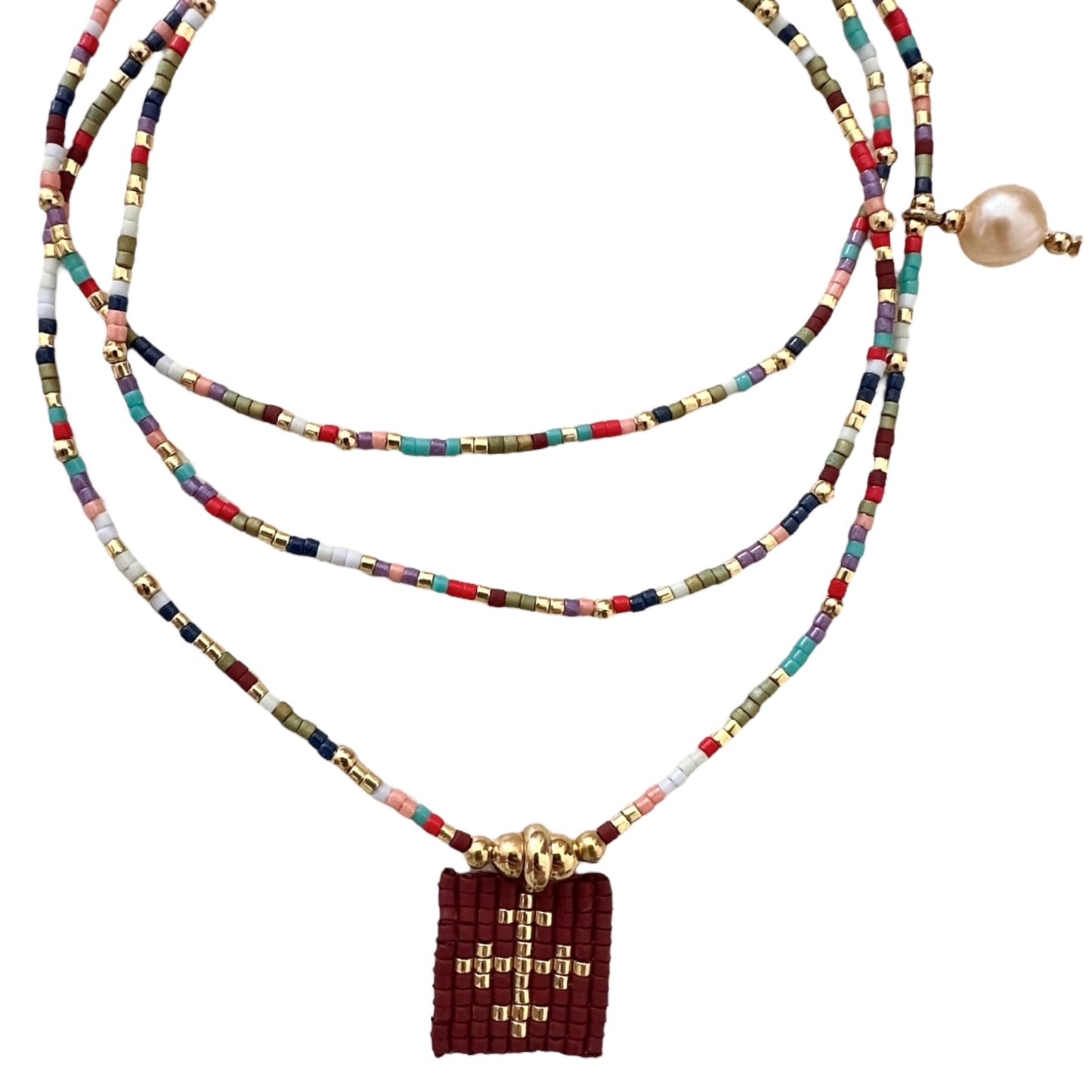 Collar cruz crosslet